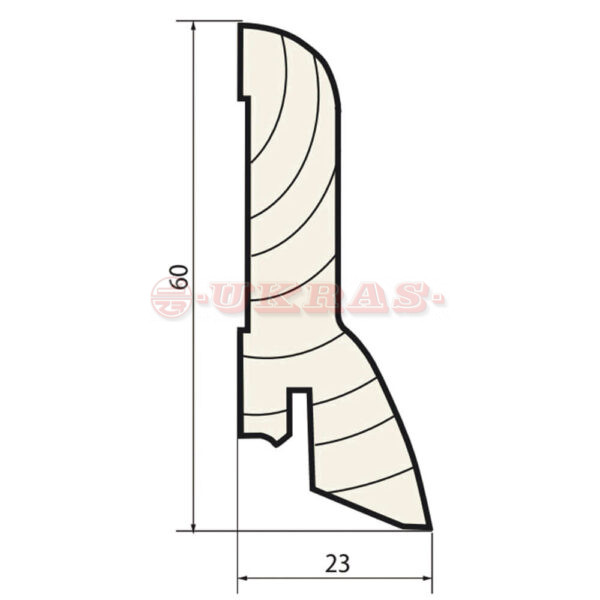 Profil FM 60x23 UV lakiran — изображение 2